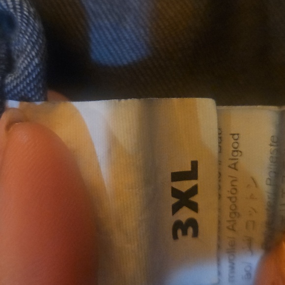 Denim Short Sleeve Button-Up Dress - Picture 2 of 3